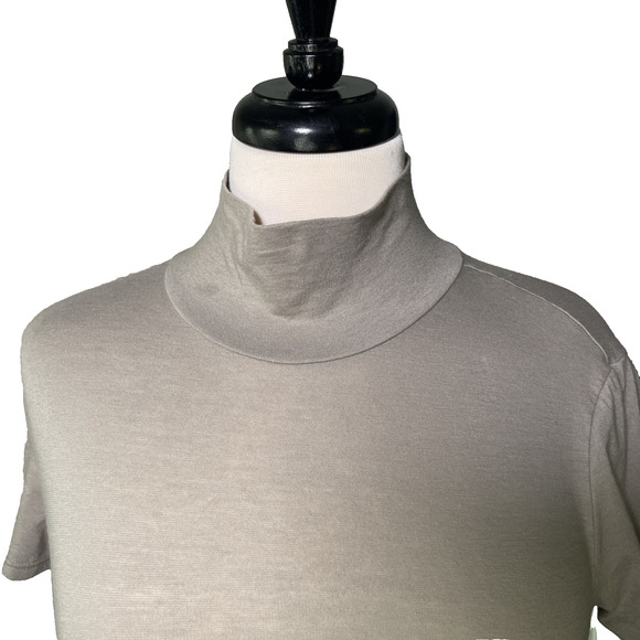 Philosophy Women's Shirt Short Sleeve Mick Cowl Neck Gray Top Size XS - Picture 1 of 4